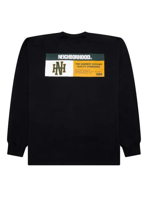 logo-print T-shirt by NEIGHBORHOOD