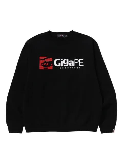 logo-print crew-neck sweatshirt by NEIGHBORHOOD