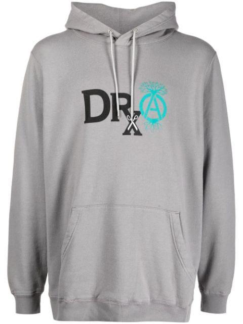 logo-print detail hoodie by NEIGHBORHOOD