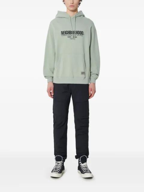 logo-print hoodie by NEIGHBORHOOD
