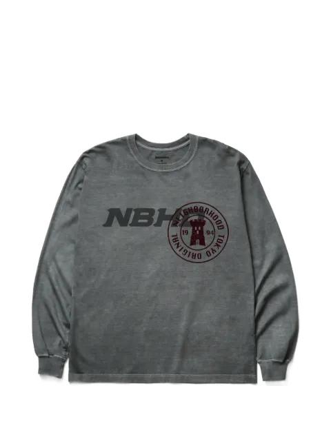 logo-print long-sleeved T-shirt by NEIGHBORHOOD