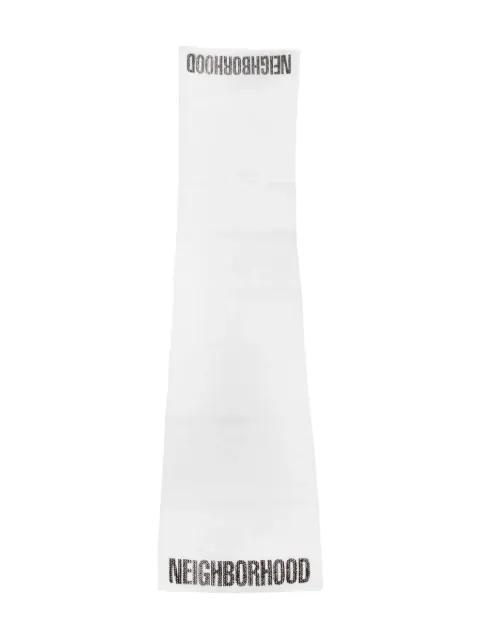 logo-print scarf by NEIGHBORHOOD