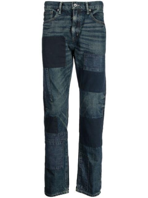 patch-detail washed-denim jeans by NEIGHBORHOOD