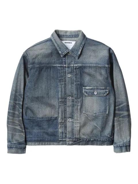 patchwork denim jacket by NEIGHBORHOOD