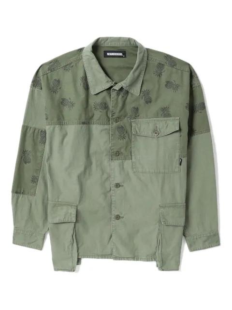 pineapple-print cotton shirt by NEIGHBORHOOD