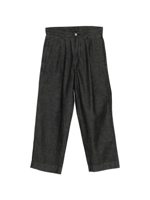 pleated denim jeans by NEIGHBORHOOD