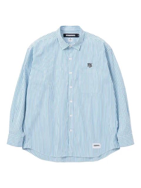 striped cotton shirt by NEIGHBORHOOD