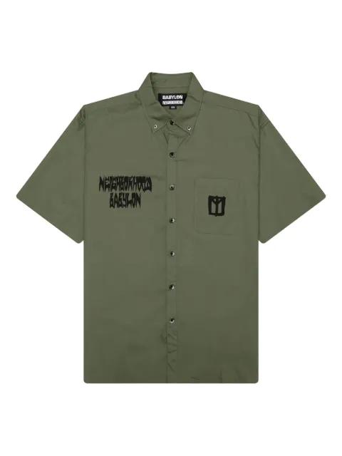 x Babylon BD graphic-print chest-pocket shirt by NEIGHBORHOOD