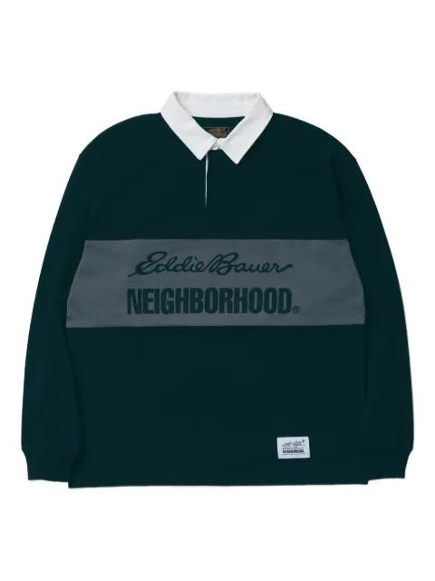 x Eddie Bauer logo-print polo shirt by NEIGHBORHOOD