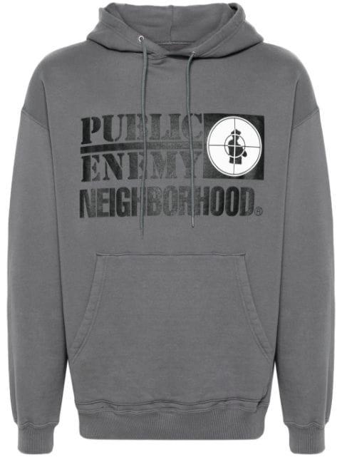 x Public Enemy graphic-print hoodie by NEIGHBORHOOD