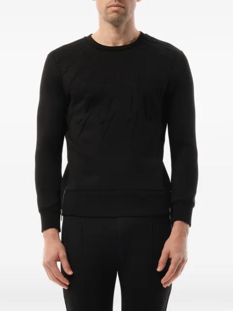 Fair Isle Thunderbolt motif sweater by NEIL BARRETT