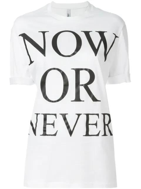 Now or Never T-shirt by NEIL BARRETT