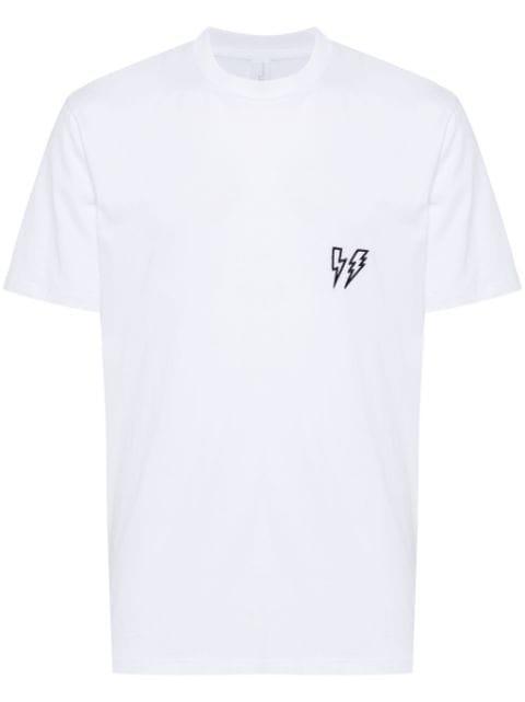 Thunderbolt-patch cotton t-shirt by NEIL BARRETT