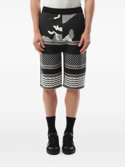 camouflage-print drawstring shorts by NEIL BARRETT