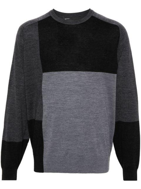 colour-block wool jumper by NEIL BARRETT