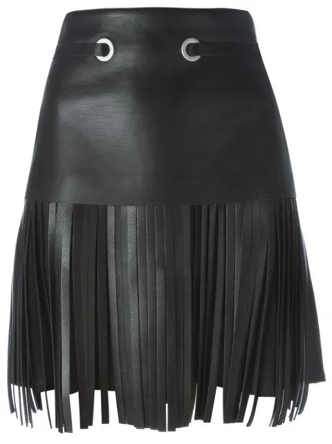 fringed midi skirt by NEIL BARRETT