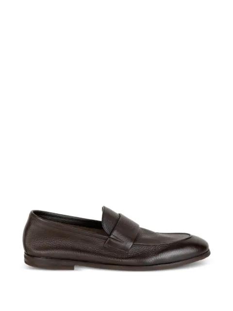 grainy leather loafers by NEIL BARRETT