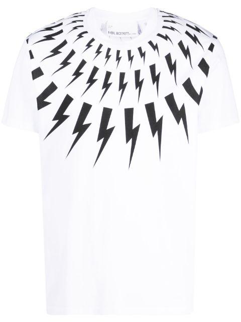 graphic-print cotton T-shirt by NEIL BARRETT