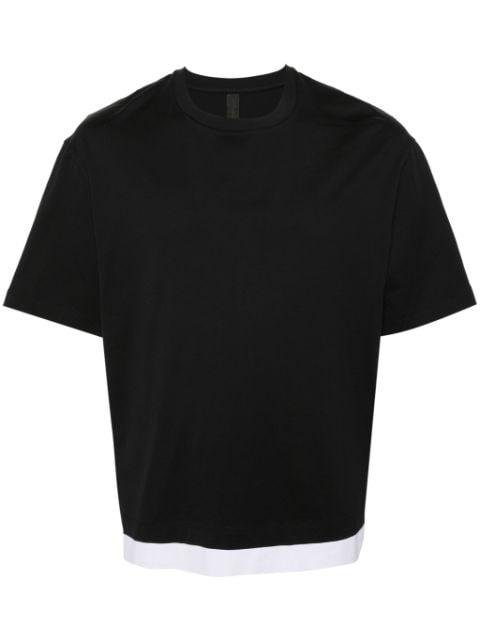 layered cotton T-shirt by NEIL BARRETT
