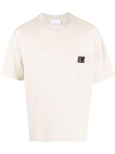 patch-detail cotton T-shirt by NEIL BARRETT
