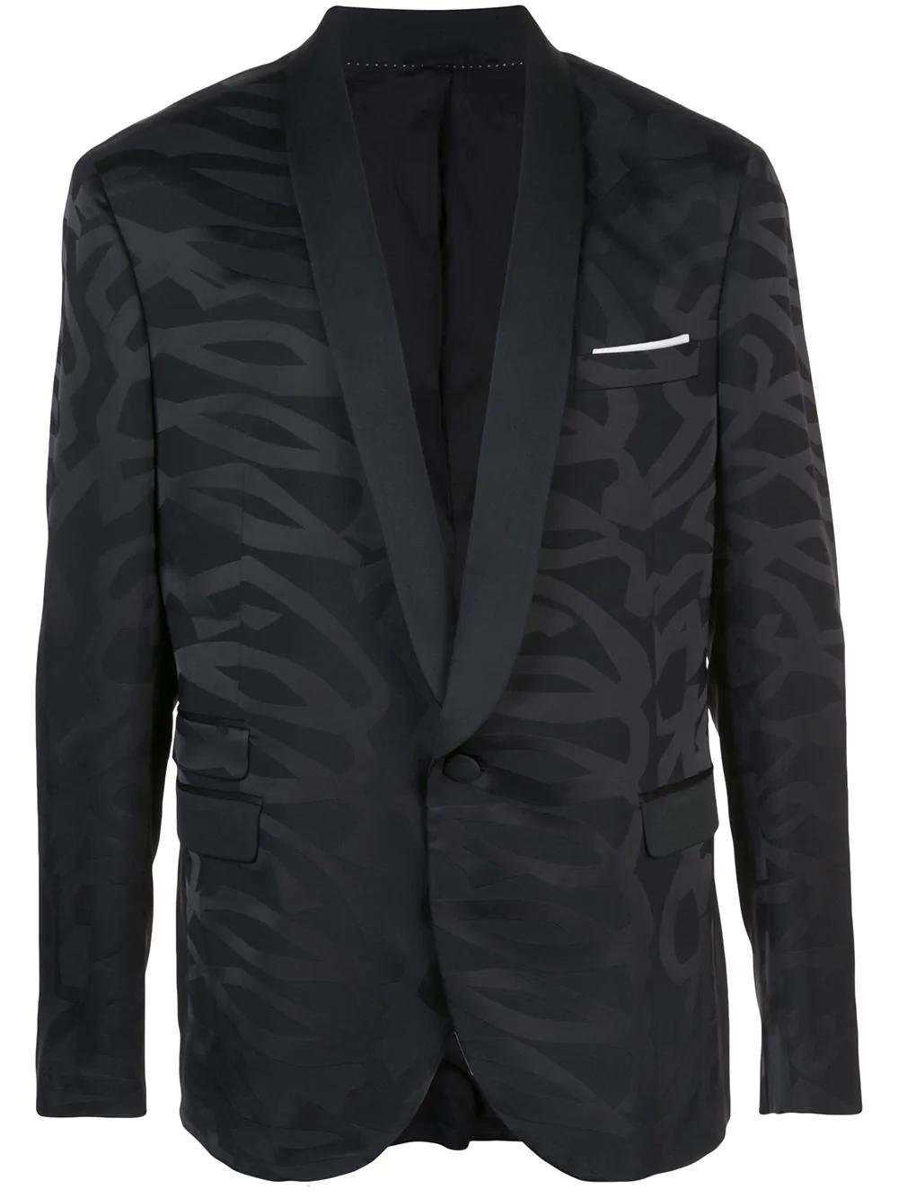patterned satin jacket by NEIL BARRETT