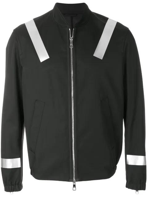 stripe-detail bomber jacket by NEIL BARRETT