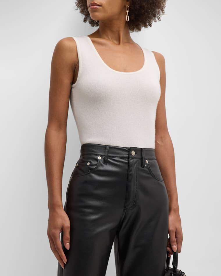 Cashmere Basic Tank Top by NEIMAN MARCUS CASHMERE COLLECTION