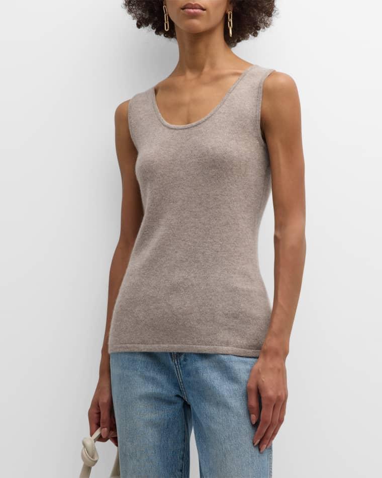 Cashmere Basic Tank Top by NEIMAN MARCUS CASHMERE COLLECTION