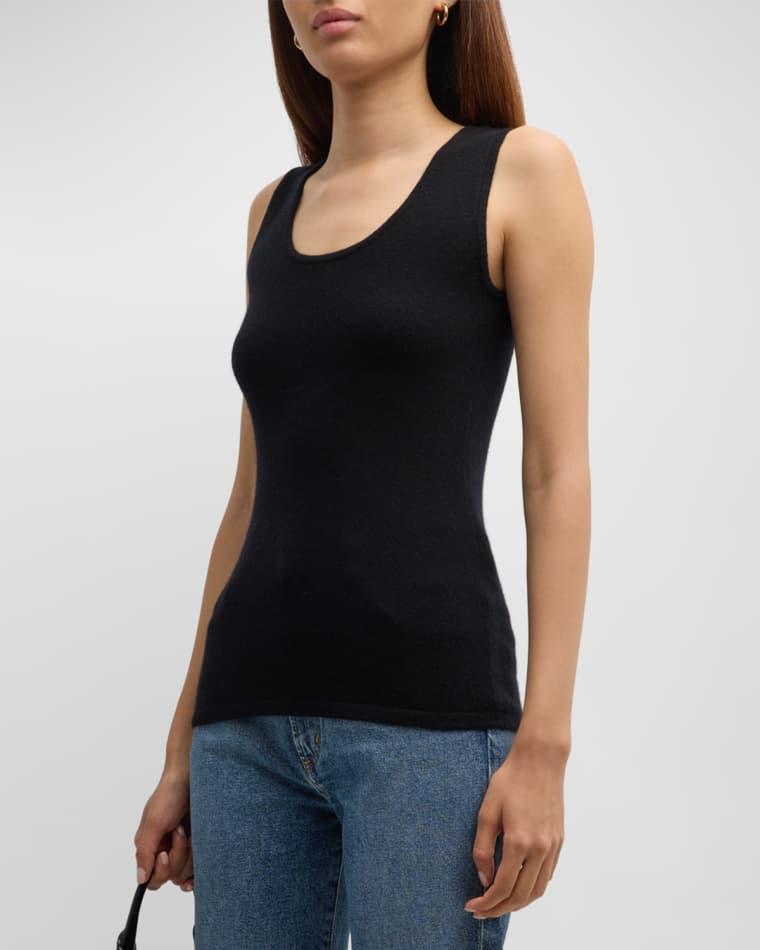 Cashmere Basic Tank Top by NEIMAN MARCUS CASHMERE COLLECTION