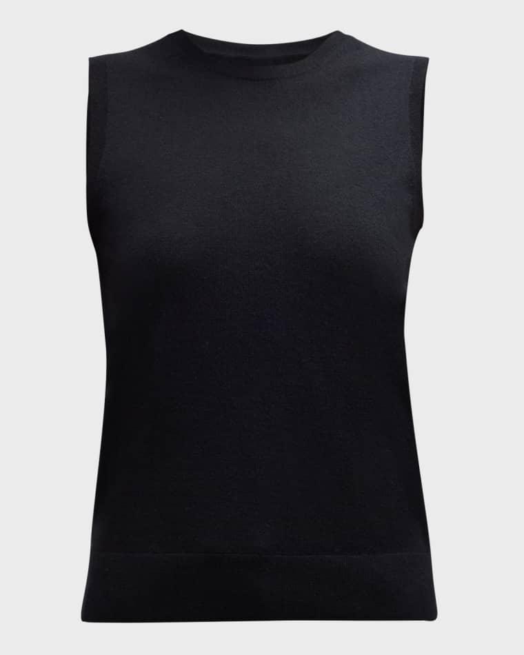 Superfine Cashmere Sleeveless Shell by NEIMAN MARCUS CASHMERE COLLECTION