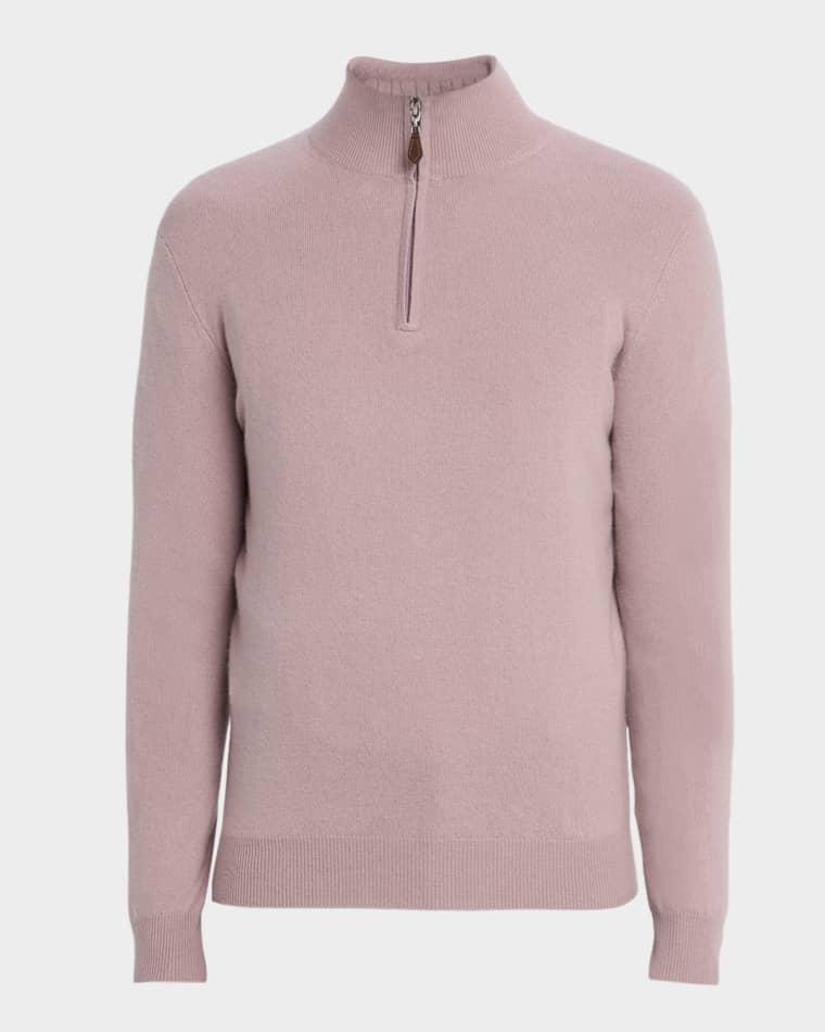 Men's Cashmere Quarter-Zip Sweater by NEIMAN MARCUS