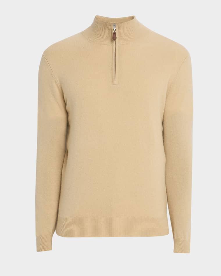 Men's Cashmere Quarter-Zip Sweater by NEIMAN MARCUS