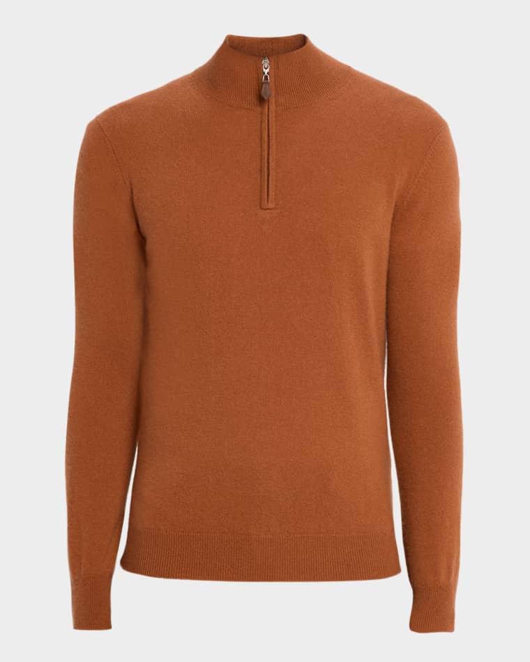 Men's Cashmere Quarter-Zip Sweater by NEIMAN MARCUS