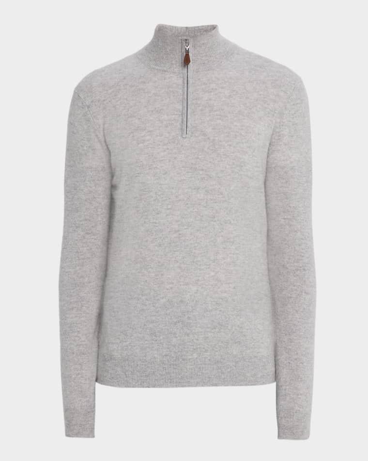 Men's Cashmere Quarter-Zip Sweater by NEIMAN MARCUS