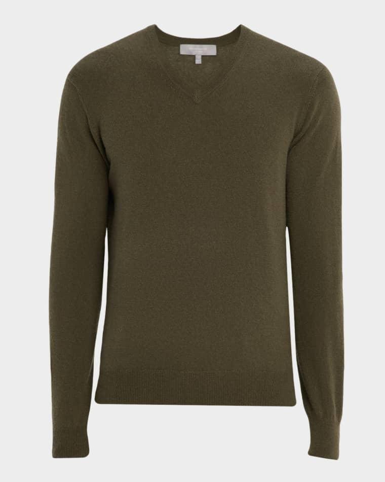 Men's Cashmere V-Neck Sweater by NEIMAN MARCUS