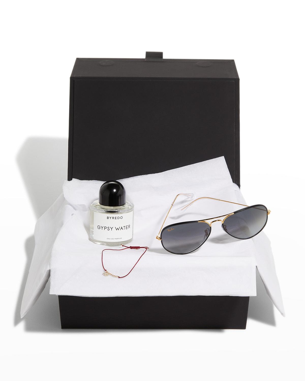 Sydney Evan Evil Eye Bracelet, Ray-Ban Sunglasses & Byredo Eau De Parfum Gift Box Set by NEIMAN MARCUS