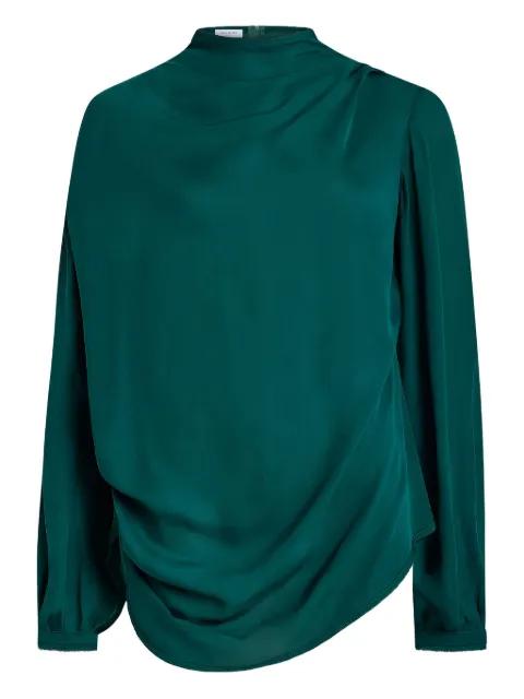 Mila drape silk blouse by NELLS NELSON