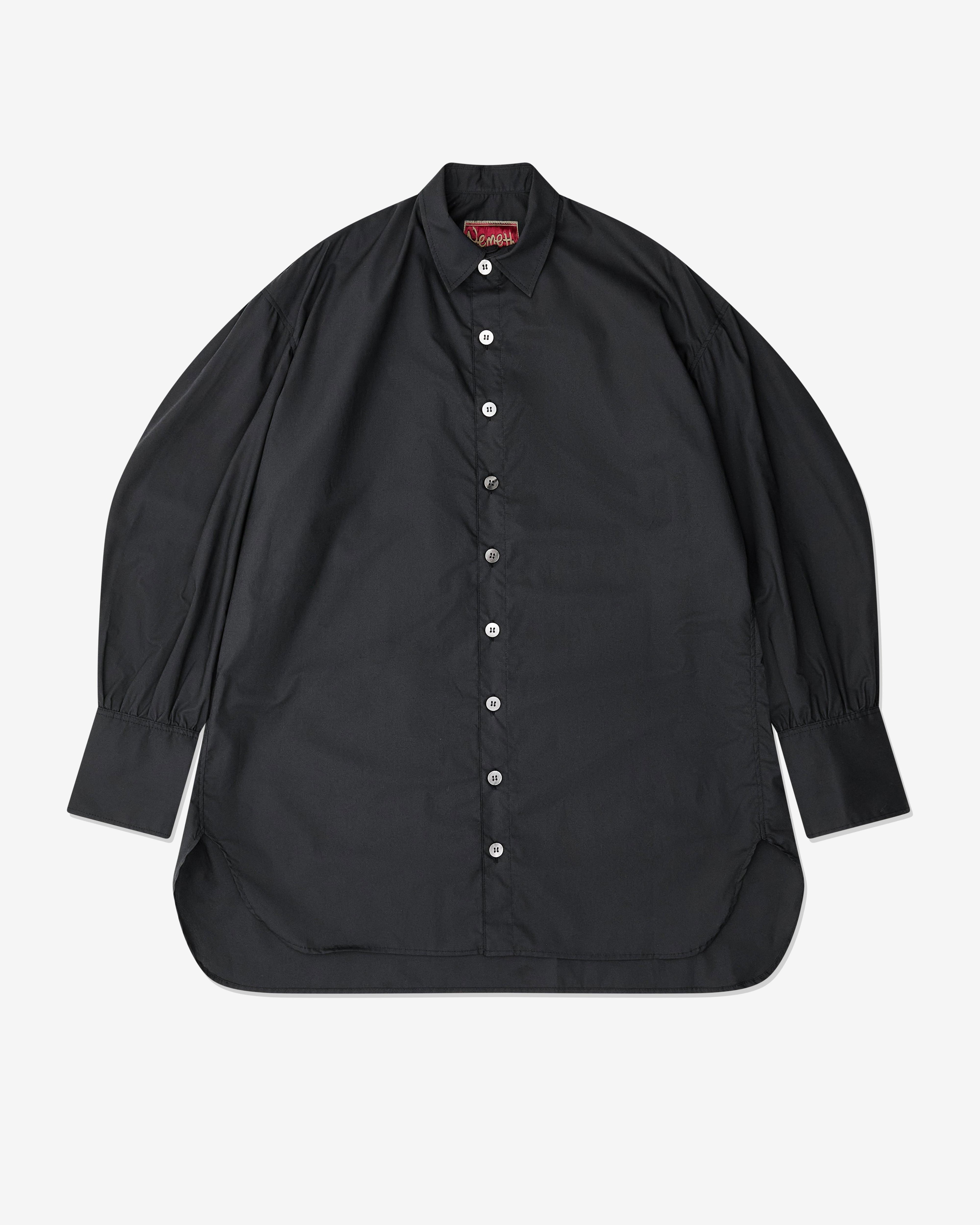 Christopher Nemeth - Men's Curved Hem Shirt - (Black) by NEMETH