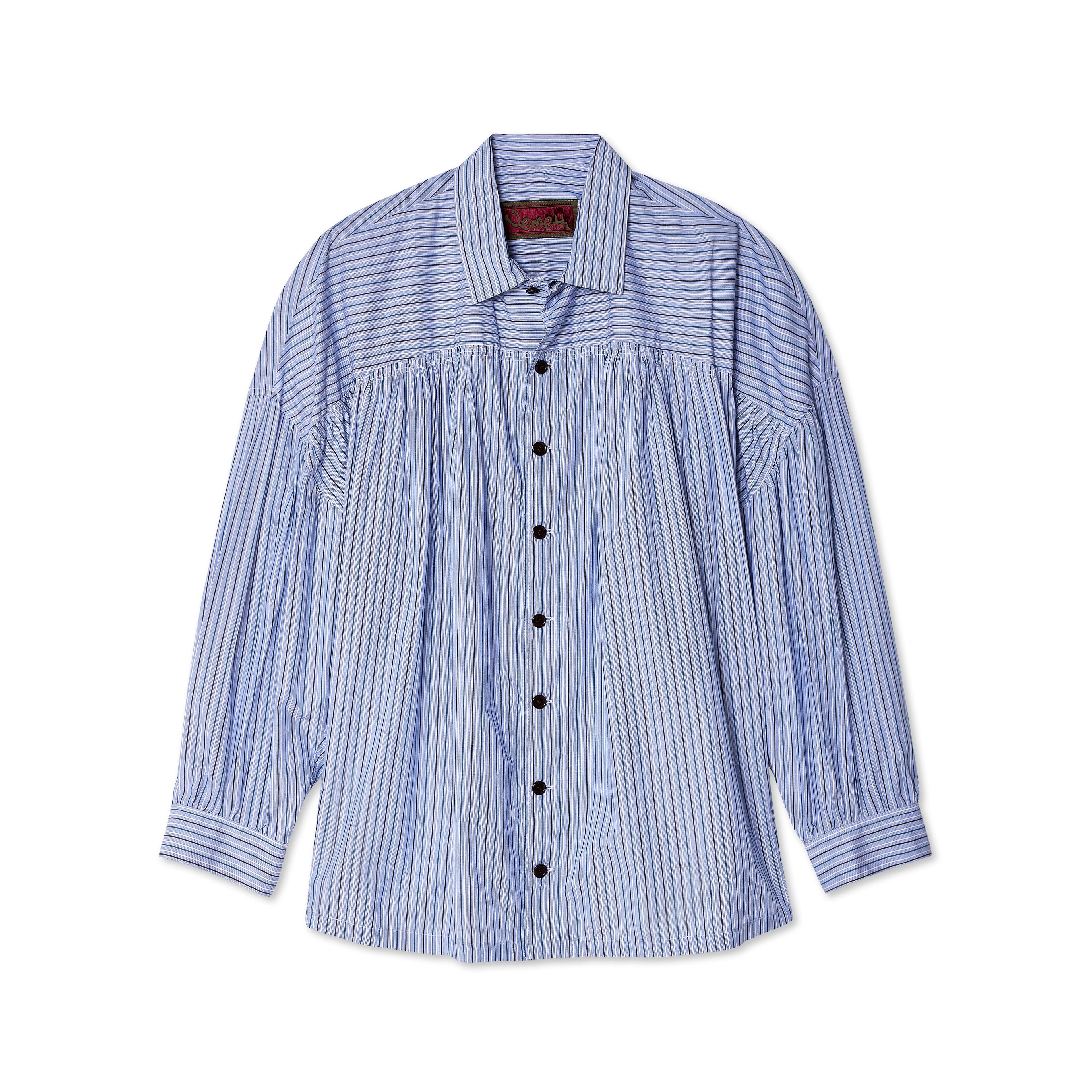 Christopher Nemeth - Men's Shirt 123C - (Navy/Stripe) by NEMETH