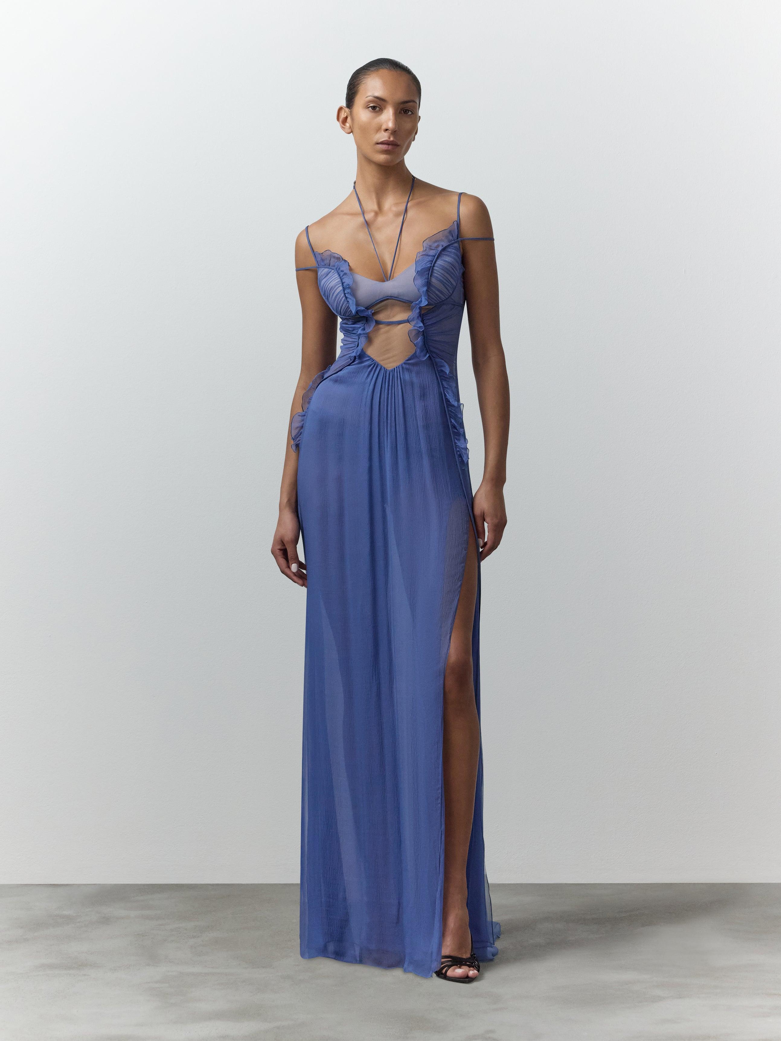 Audrey Gown with Cutouts by NENSI DOJAKA