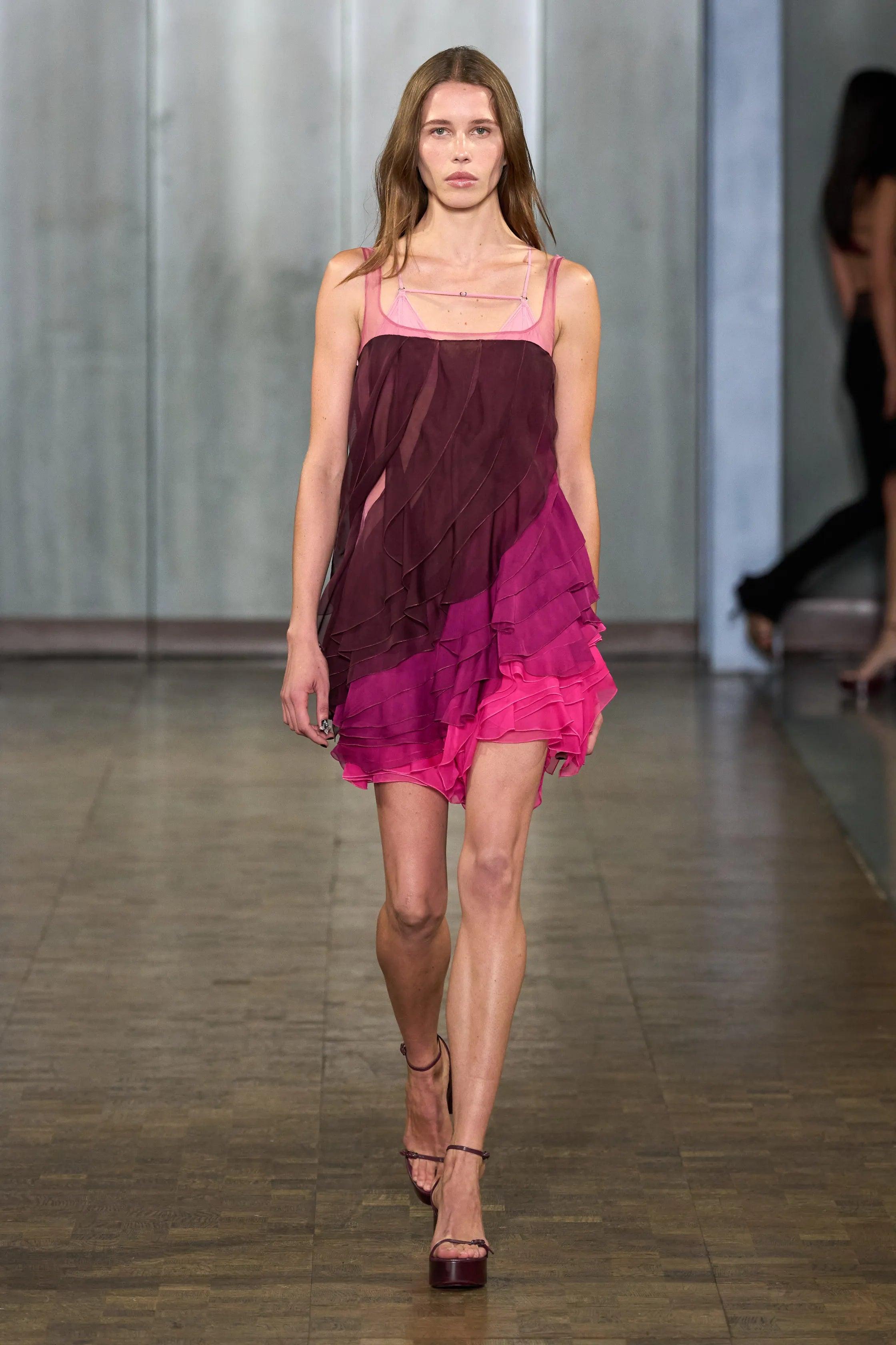 KIERA FLARED MULTIPLE LAYERS DRESS by NENSI DOJAKA