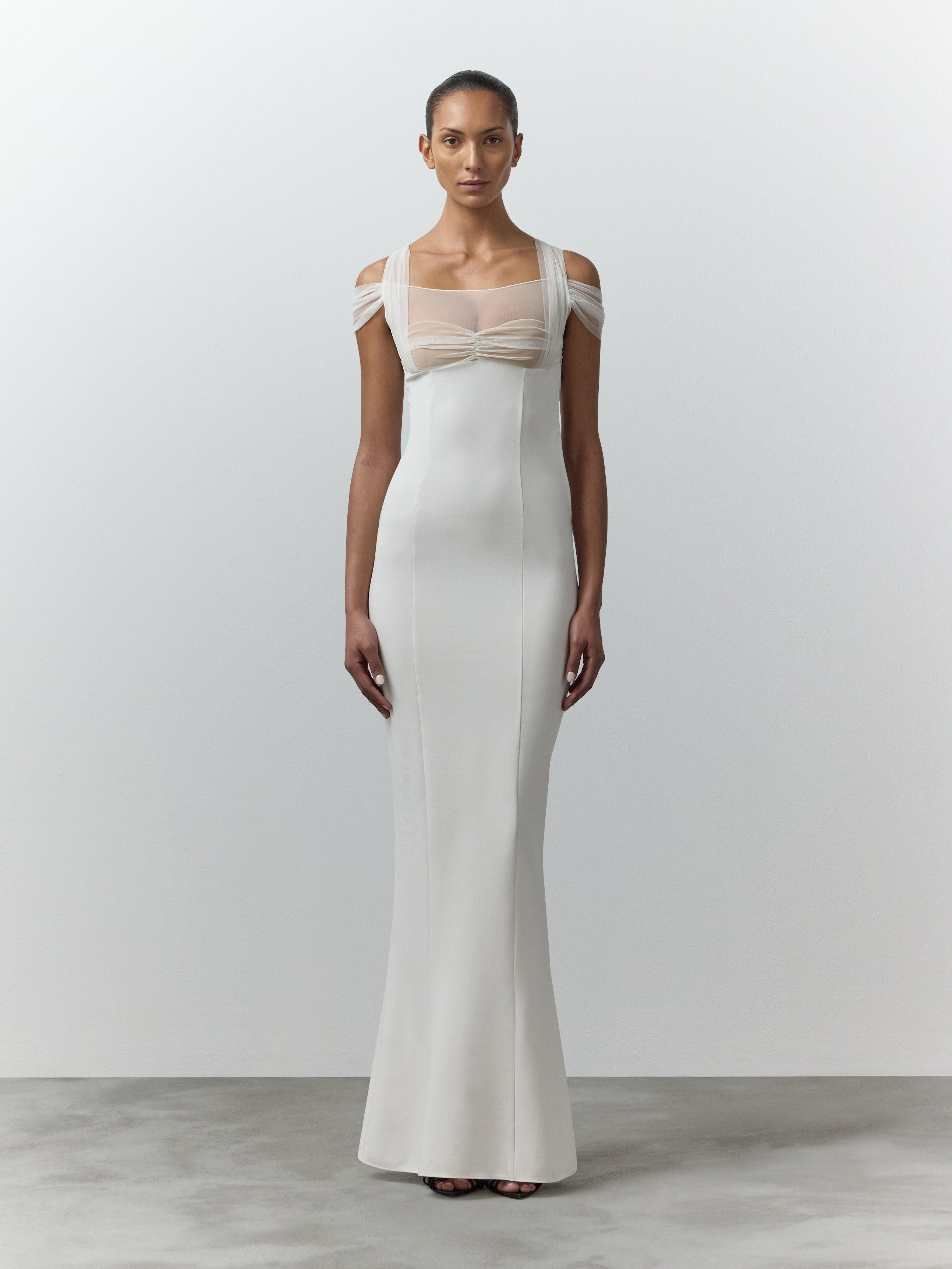 Lila Padded Cup Maxi Dress by NENSI DOJAKA