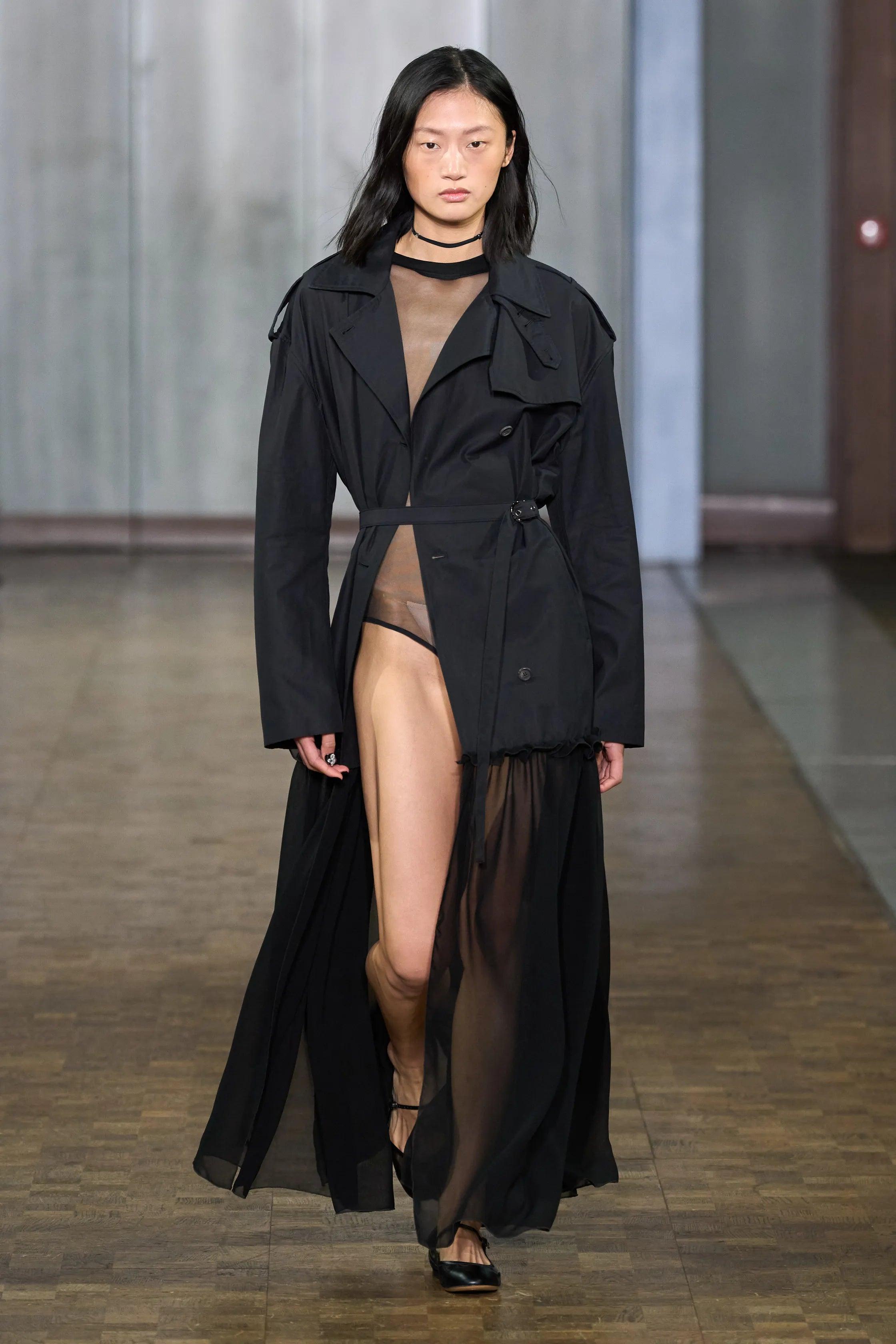 MIA HYBRID TRENCH COAT by NENSI DOJAKA