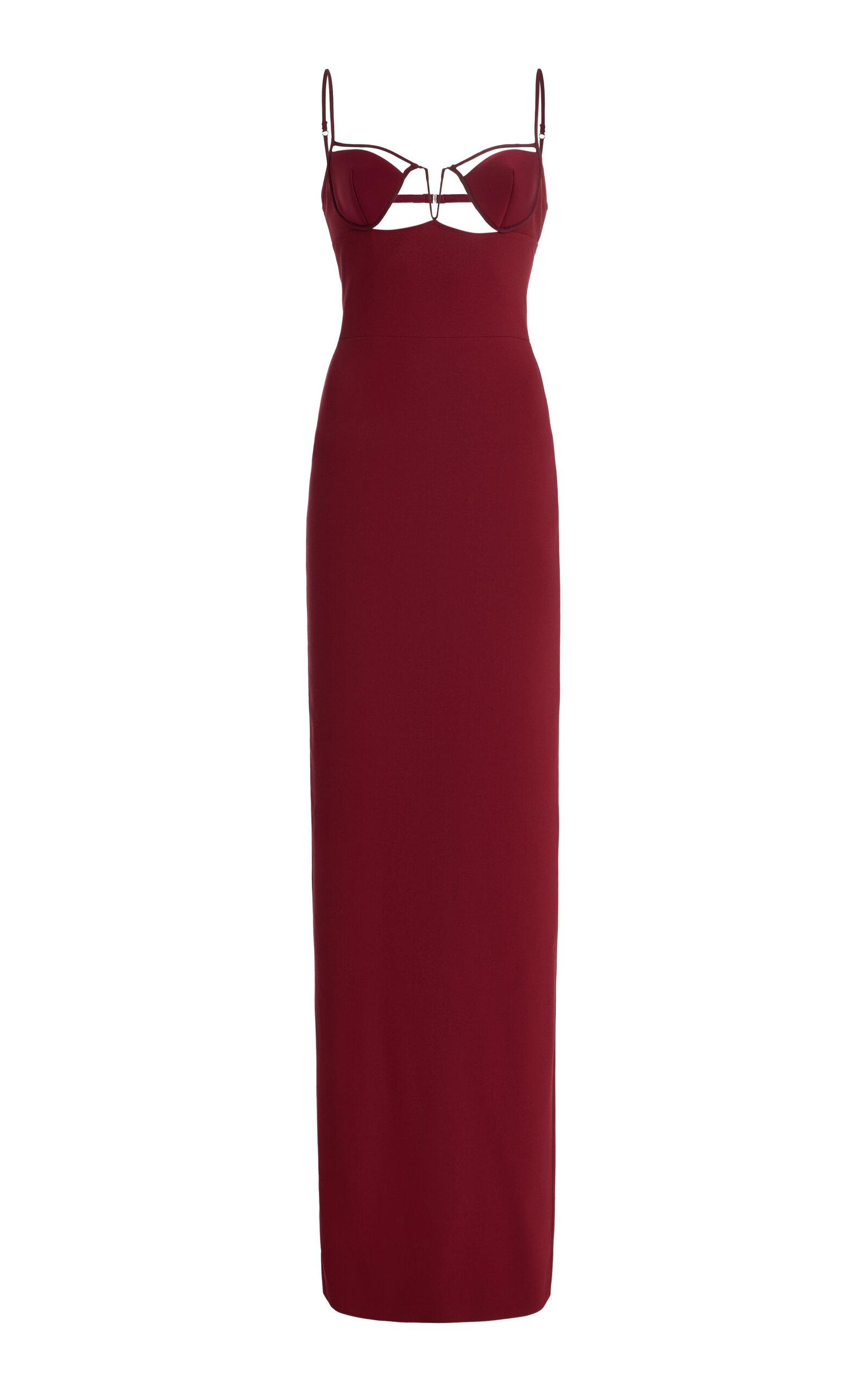Nensi Dojaka V-Wire Bra Jersey Maxi Dress - Moda Operandi by NENSI DOJAKA