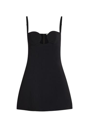 Sculpted crepe mini dress by NENSI DOJAKA