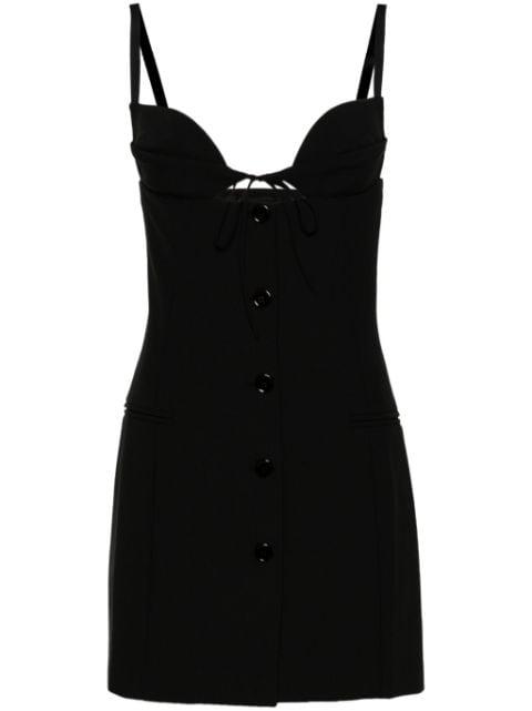 button-up mini dress by NENSI DOJAKA