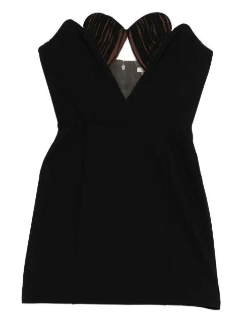 cut-out strapless mini dress by NENSI DOJAKA