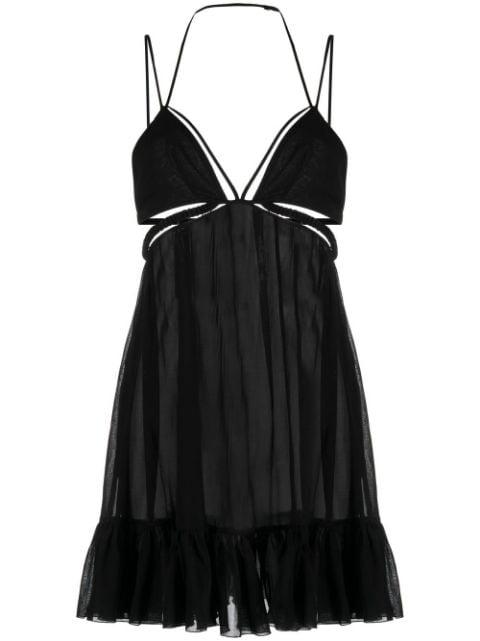 cut-out strappy minidress by NENSI DOJAKA