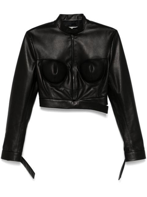leather jacket by NENSI DOJAKA