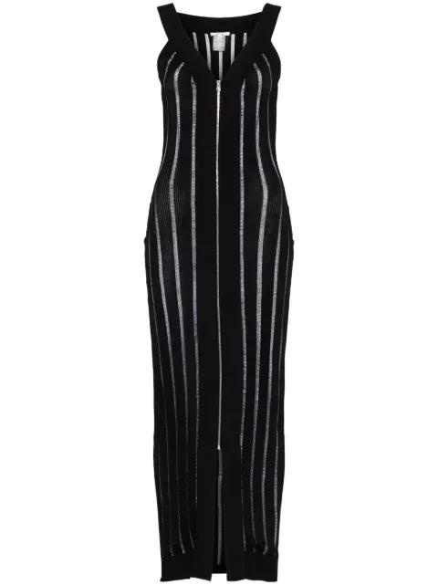 ribbed-knit maxi dress by NENSI DOJAKA